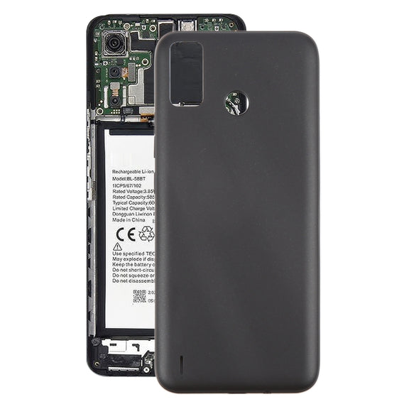 For Tecno Spark 6 Go Original Battery Back Cover(Black)