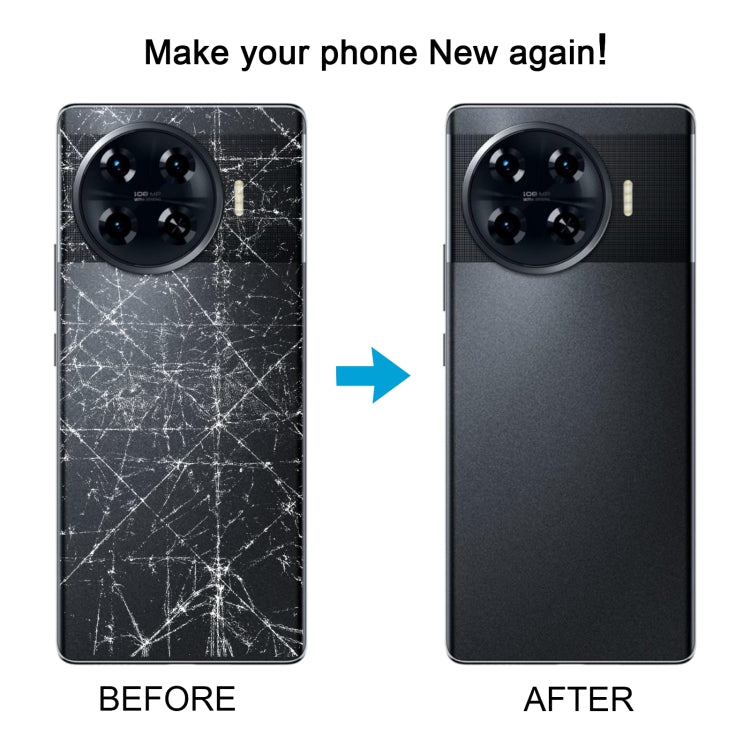 For Tecno Spark 20 Pro+ Original Battery Back Cover(Black)