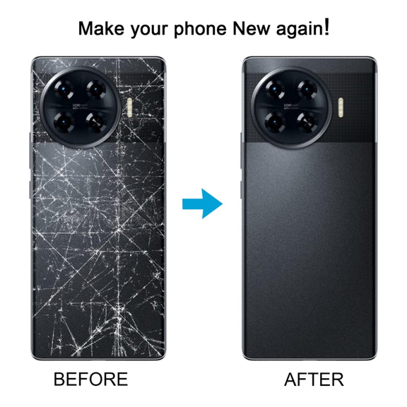 For Tecno Spark 20 Pro+ Original Battery Back Cover(Black)