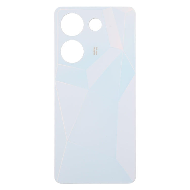 For Tecno Camon 20 Original Battery Back Cover(White)