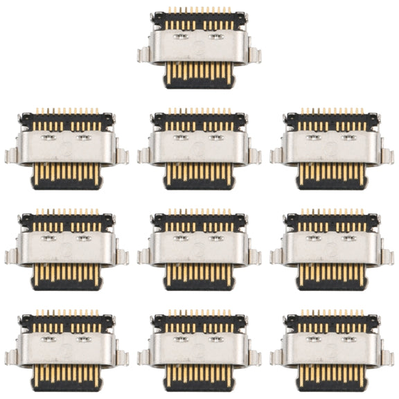 For Motorola Moto G60 / G60s 10pcs Charging Port Connector