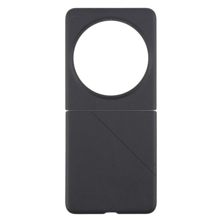 For Tecno Phantom V Flip Original Battery Back Cover(Black)