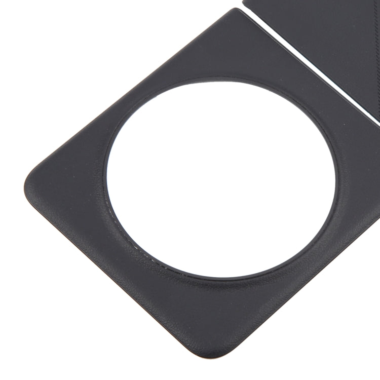 For Tecno Phantom V Flip Original Battery Back Cover(Black)