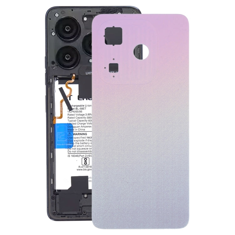 For itel P55 A666L Original Battery Back Cover(Pink)