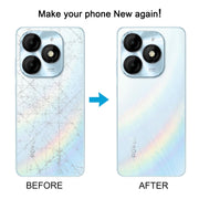 For itel P55 A666L Original Battery Back Cover(Black)