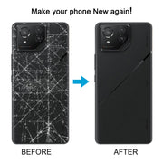 For Asus ROG Phone 8 Pro AI2401 AI2401_A Global Original Glass Battery Back Cover(Grey)
