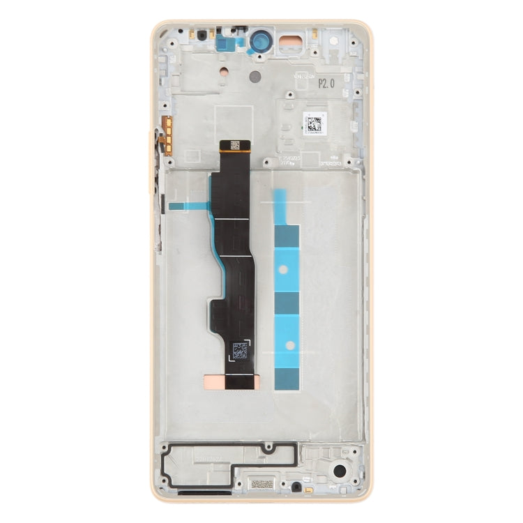 For Xiaomi Poco X6 Neo Original LCD Screen Digitizer Full Assembly with Frame (Orange)