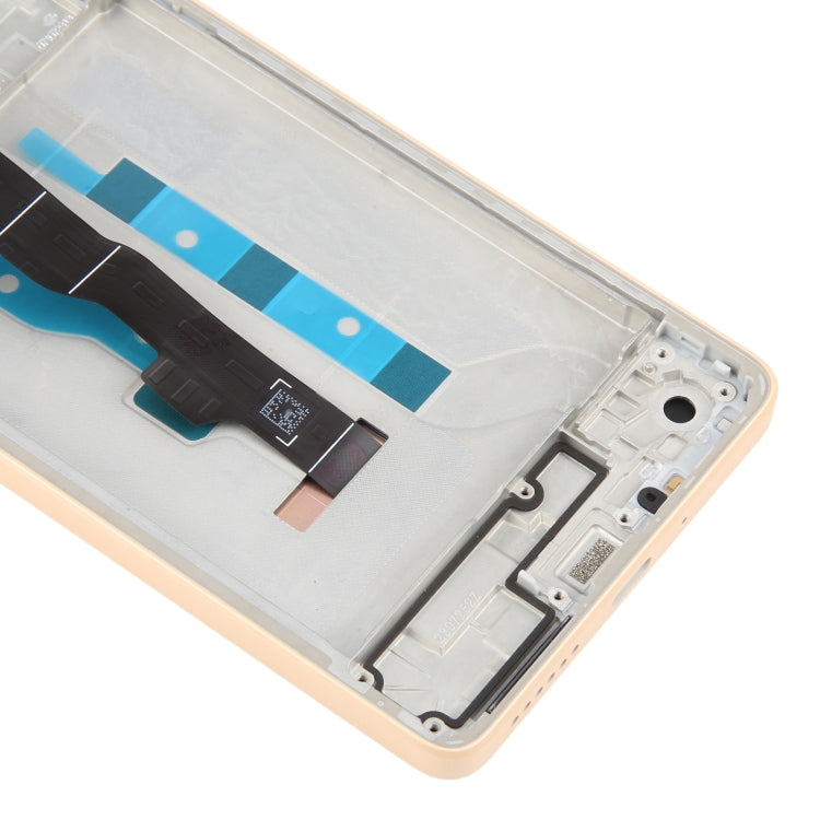 For Xiaomi Poco X6 Neo Original LCD Screen Digitizer Full Assembly with Frame (Orange)