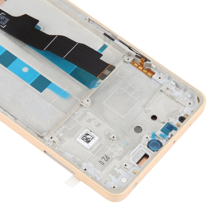 For Xiaomi Poco X6 Neo Original LCD Screen Digitizer Full Assembly with Frame (Orange)