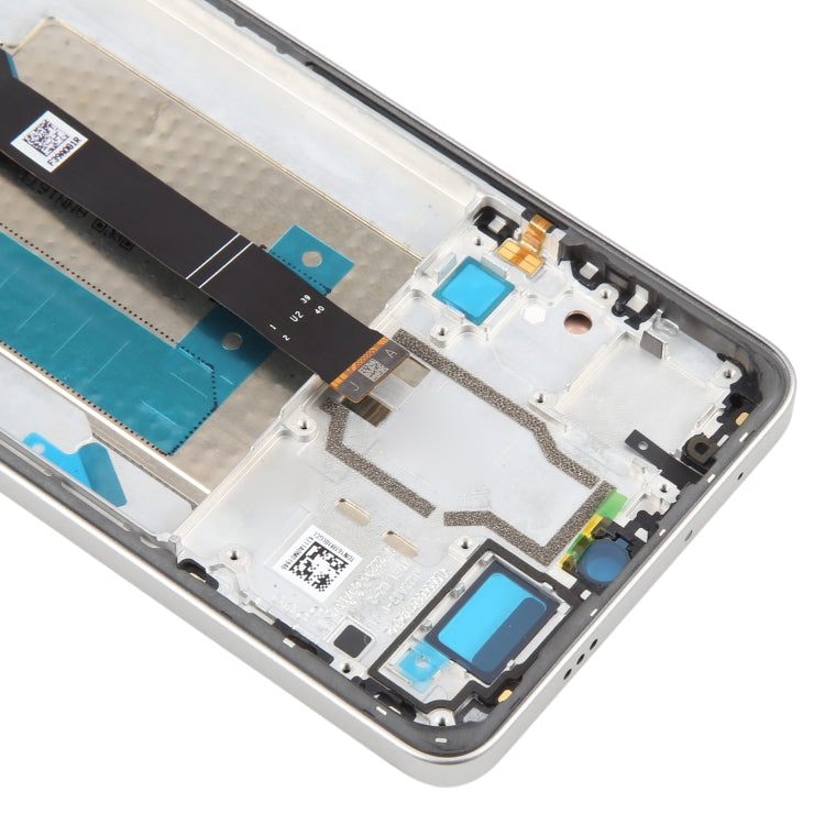 For Xiaomi Poco F6 Original LCD Screen Digitizer Full Assembly with Frame (Silver)