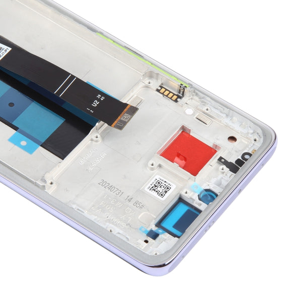 For Xiaomi Redmi Note 14 Pro+ 5G Original LCD Screen Digitizer Full Assembly with Frame (Purple)