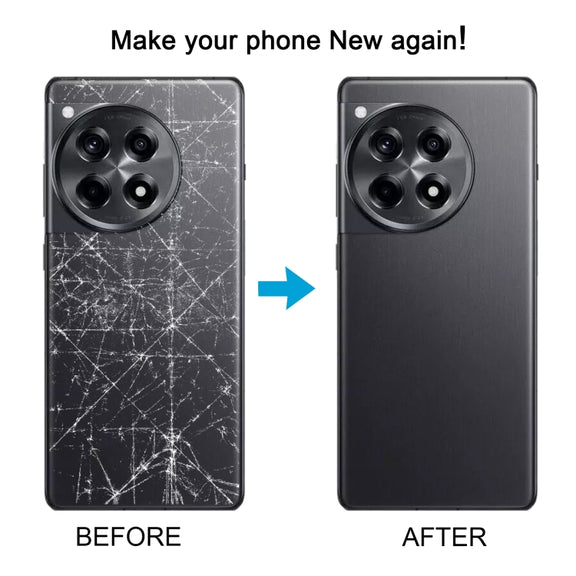 For OnePlus Ace 3 Battery Back Cover with Camera Lens Cover(Gold)