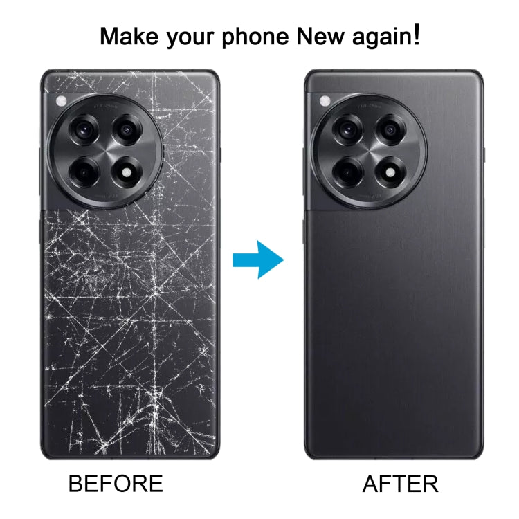 For OnePlus Ace 3 Battery Back Cover with Camera Lens Cover(Gold)