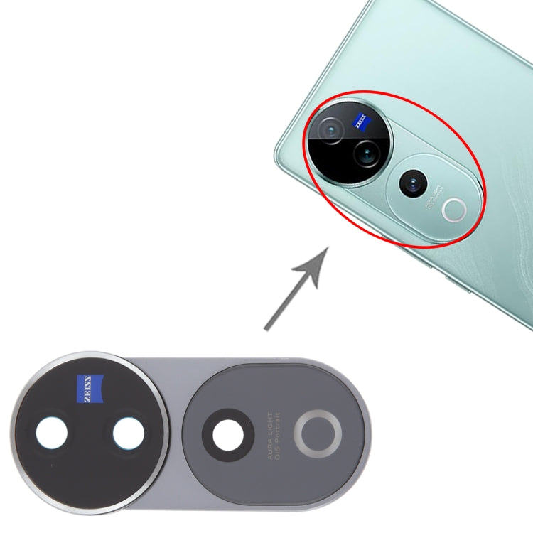 For vivo V40 Pro Original Rear Camera Lens Cover (Grey)
