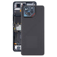 For Asus ROG Phone 9 Pro 5G Original Glass Battery Back Cover with Camera Frame(Matte Black) - Back Cover by PMC TechLife | Online Shopping South Africa | PMC TechLife | Buy Now Pay Later Mobicred