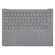 For Microsoft Surface Laptop 3 / 4 / 5 13.5 inch UK Keyboard with C Shell / Touch Board (Grey)