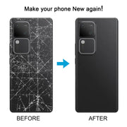For vivo S18 5G Original Battery Back Cover with Camera Lens Cover(Black)