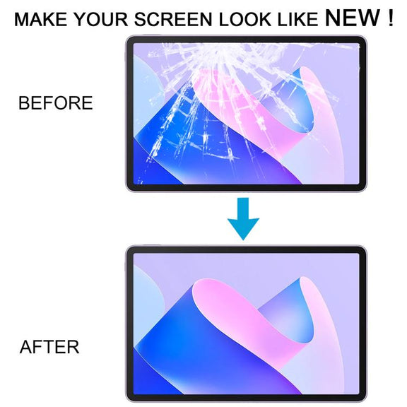 For Huawei MatePad 11 2023 DBR-W10 Front Screen Outer Glass Lens, Bright Version (Jet Black)