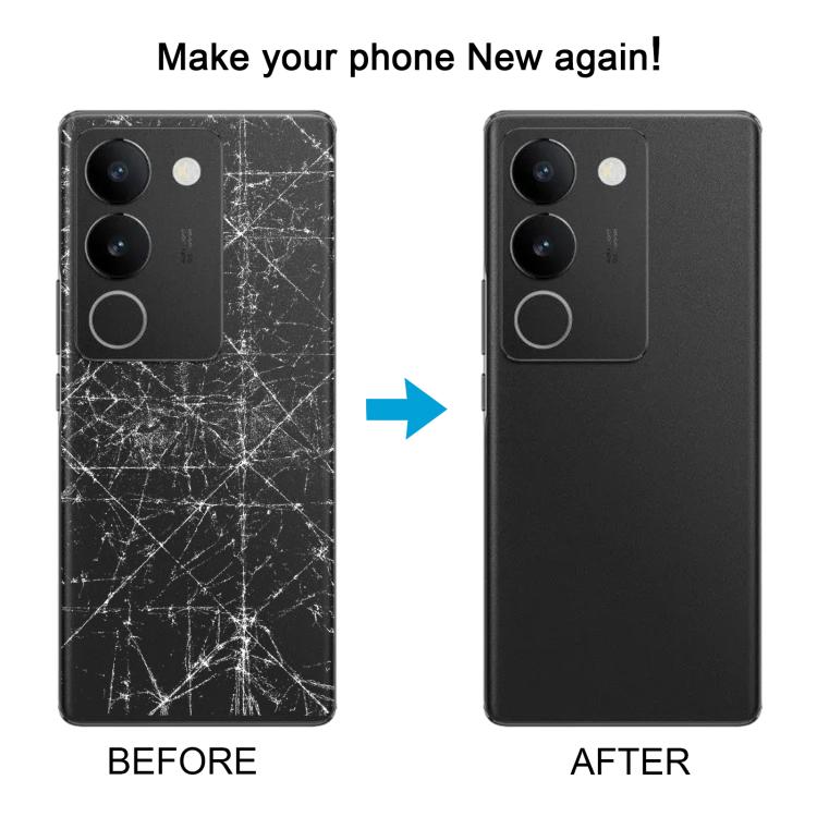 For vivo V29 OEM Battery Back Cover(Black)