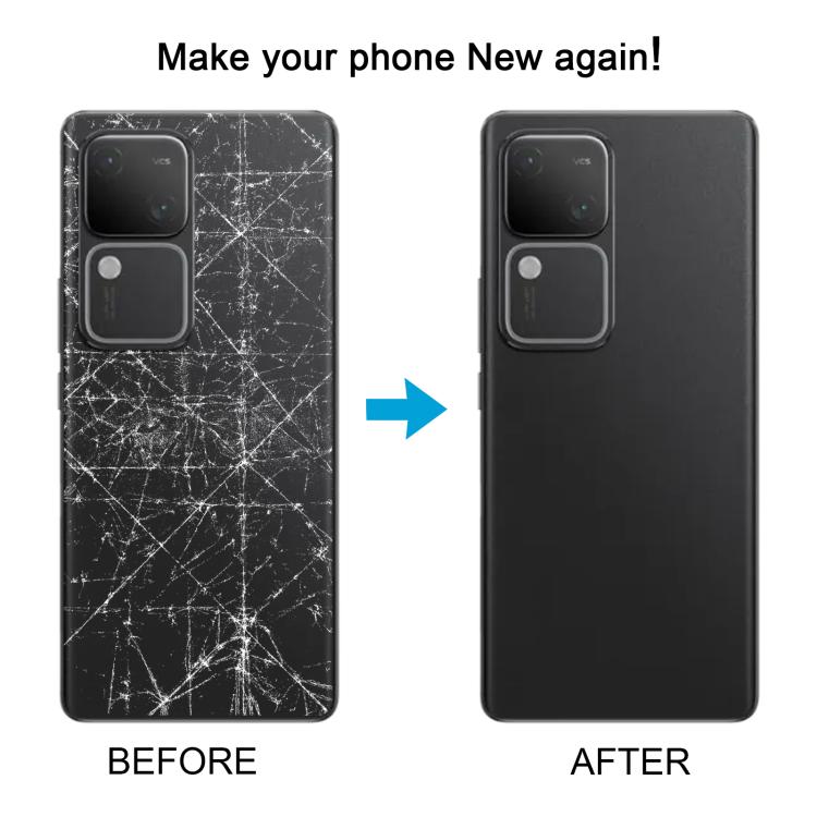 For vivo S18 OEM Battery Back Cover(Black)