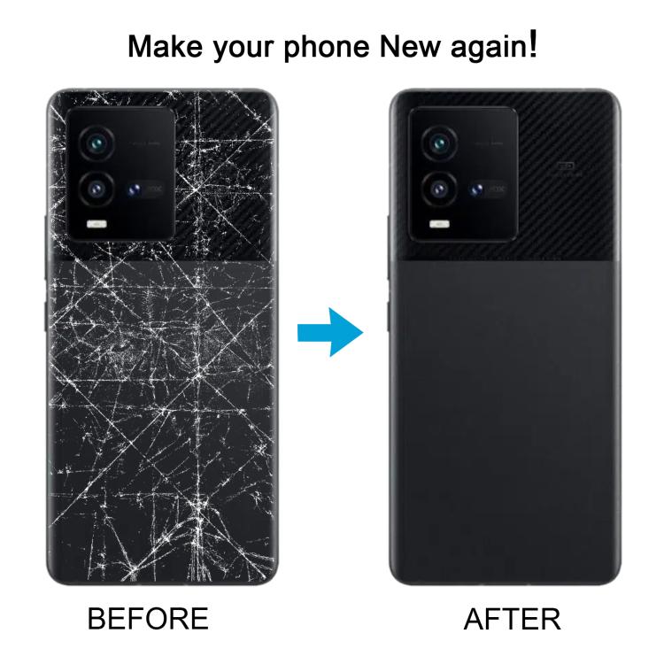 For vivo iQOO 10 OEM Battery Back Cover(White)