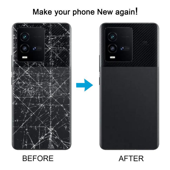For vivo iQOO 10 OEM Battery Back Cover(White)