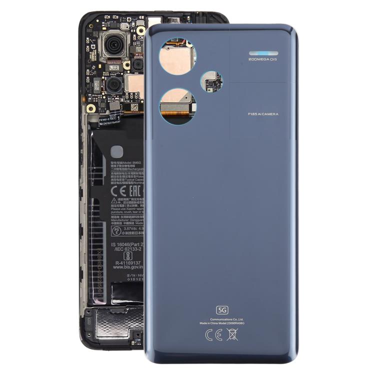 For Xiaomi Redmi Note 13 Pro+ 5G OEM Battery Back Cover(Blue)