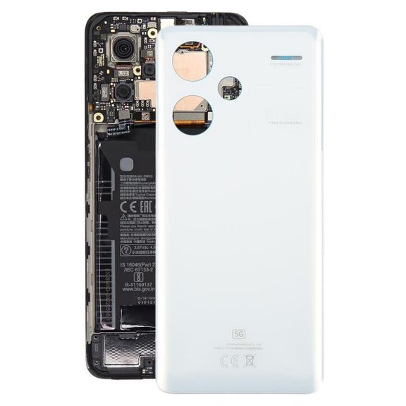 For Xiaomi Redmi Note 13 Pro+ 5G OEM Battery Back Cover(White)
