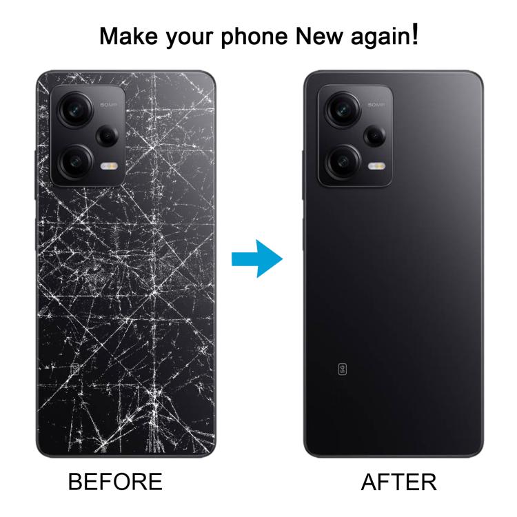 For Xiaomi Redmi Note 12 Pro 5G OEM Battery Back Cover(Black)