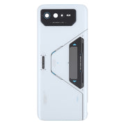 For Asus ROG Phone 6 Pro AI2201-D Glass Battery Back Cover with NFC/LCD(White)