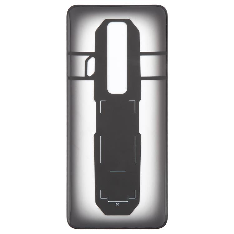 For ZTE nubia Red Magic 7 NX679J Glass Battery Back Cover(Transparent)