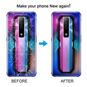 For ZTE nubia Red Magic 7 NX679J Glass Battery Back Cover(Transparent)