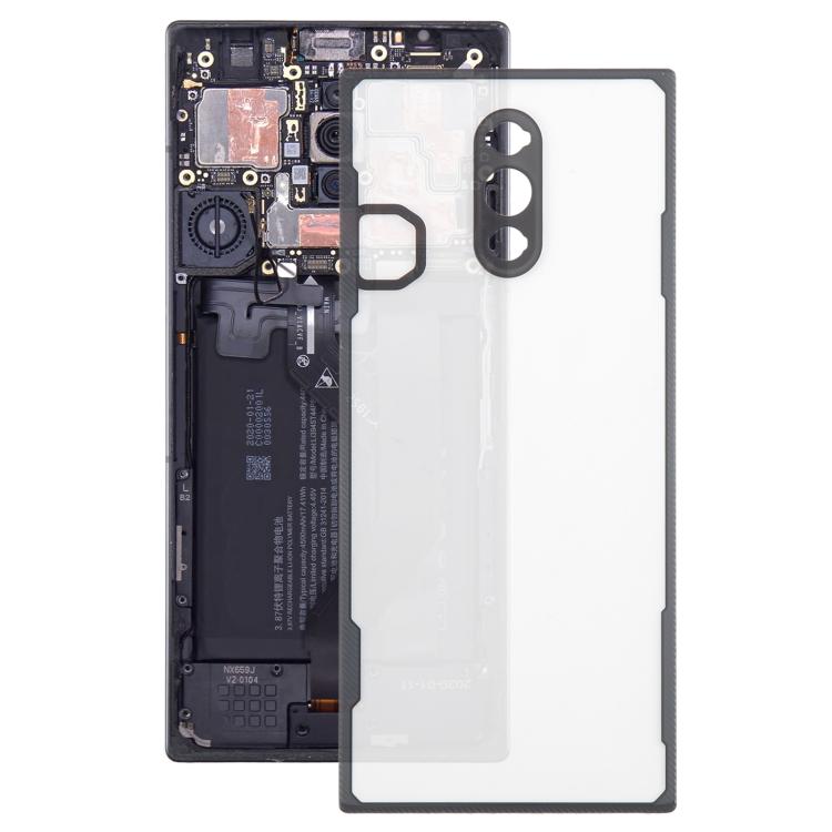For ZTE nubia Red Magic 8S Pro NX729J Glass Battery Back Cover (Transparent)