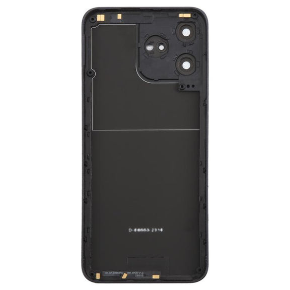 For ZTE Axon 50 Lite 8050 Glass Battery Back Cover with Middle Frame / Camera Lens Cover(Purple)