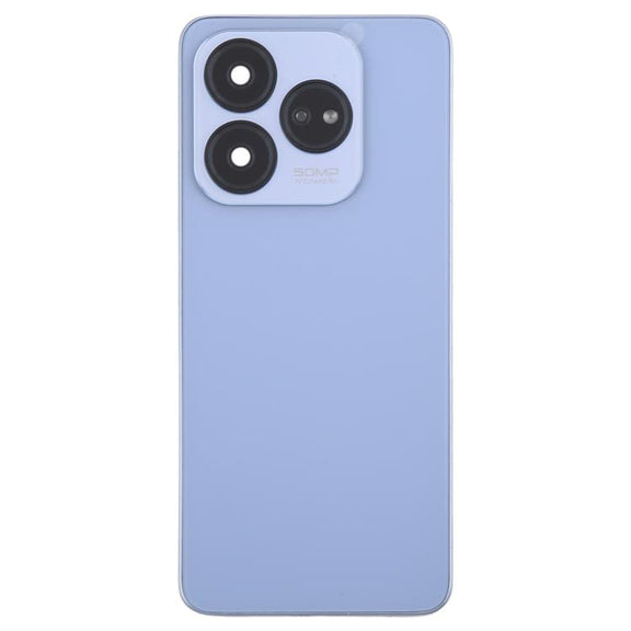 For ZTE Axon 60 Lite Z2356 Glass Battery Back Cover with Middle Frame / Camera Lens Cover(Purple)