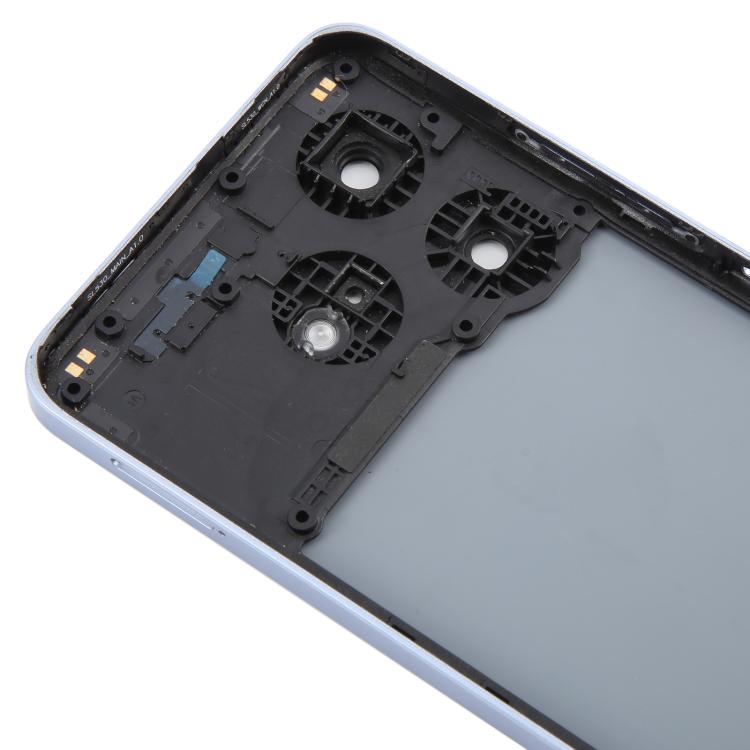 For ZTE Axon 60 Lite Z2356 Glass Battery Back Cover with Middle Frame / Camera Lens Cover(Purple)