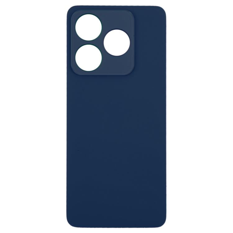 For ZTE Axon 60 Lite Glass Battery Back Cover with Adhesive(Blue)
