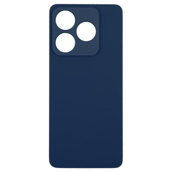 For ZTE Axon 60 Lite Glass Battery Back Cover with Adhesive(Blue)