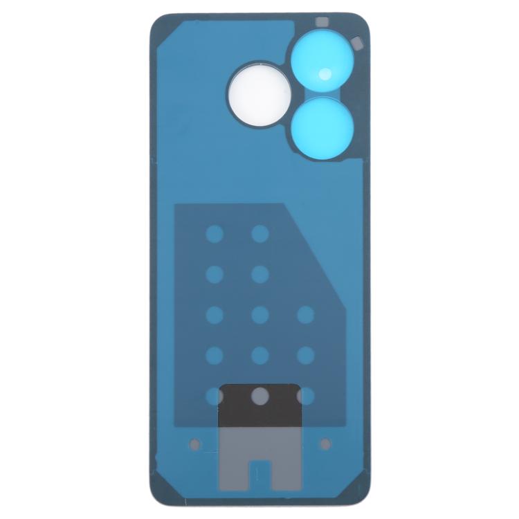 For ZTE Axon 60 Lite Glass Battery Back Cover with Adhesive(Blue)