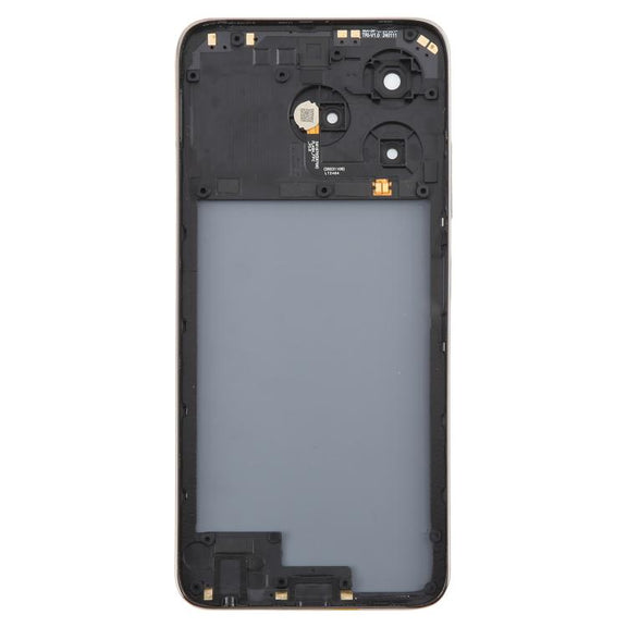For ZTE Axon 60 / V60 Z2356 Glass Battery Back Cover with Middle Frame / Camera Lens Cover(Black)