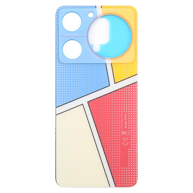 For ZTE nubia Music Z2353 Glass Battery Back Cover with Adhesive(Multicolour)