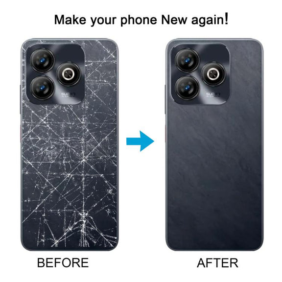For ZTE Blade A75 4G Z2359 Battery Back Cover with Middle Frame / Camera Lens Cover(Green)