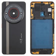 For ZTE nubia Focus Glass Battery Back Cover with Middle Frame / Camera Lens Cover(Black) - For ZTE by PMC TechLife | Online Shopping South Africa | PMC TechLife | Buy Now Pay Later Mobicred