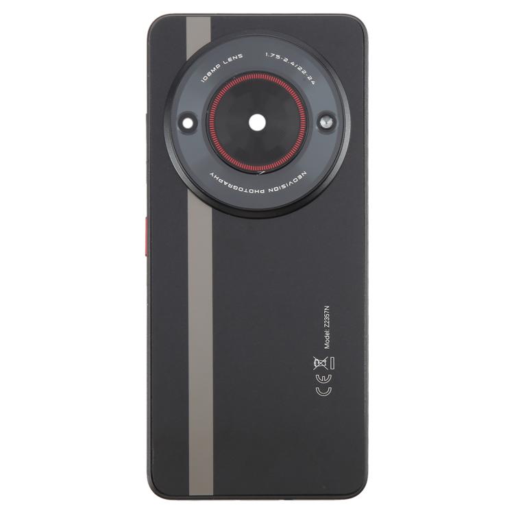 For ZTE nubia Focus Glass Battery Back Cover with Middle Frame / Camera Lens Cover(Black)