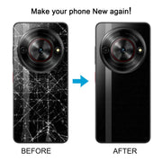 For ZTE nubia Focus Glass Battery Back Cover with Middle Frame / Camera Lens Cover(Black)