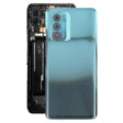 For ZTE Blade V40 Battery Back Cover with Adhesive / Camera Lens Cover(Blue) - For ZTE by PMC TechLife | Online Shopping South Africa | PMC TechLife | Buy Now Pay Later Mobicred