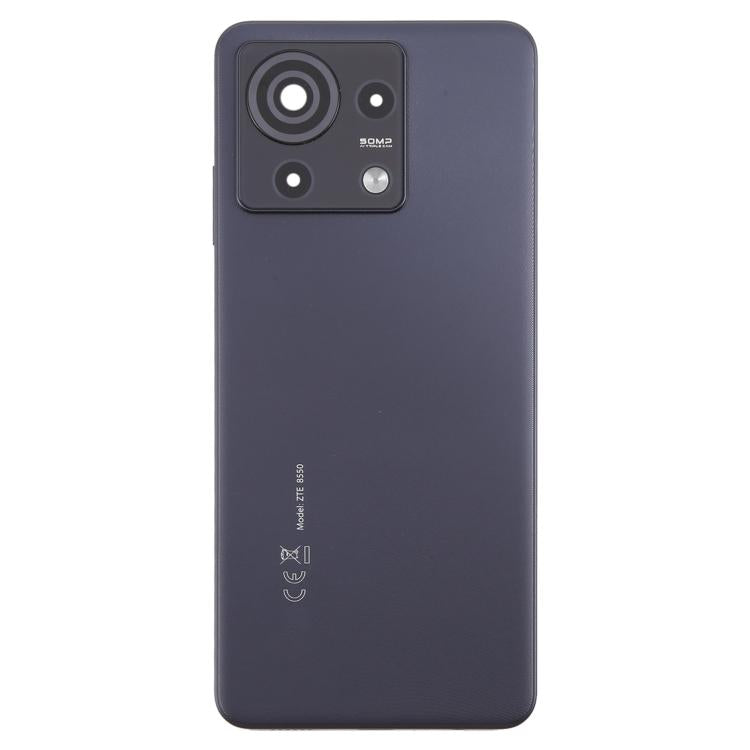 For ZTE Blade V50 Vita Battery Back Cover with Camera Lens Cover(Black)