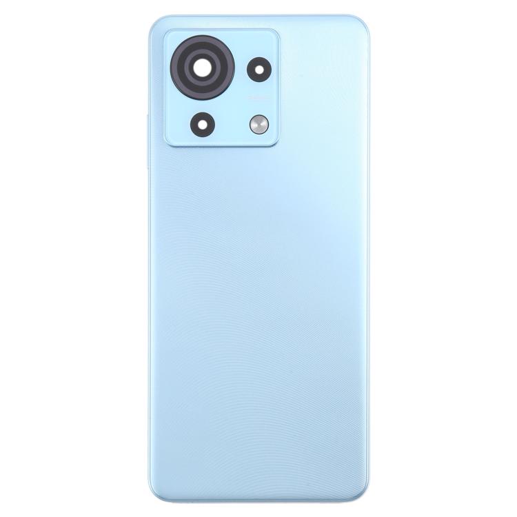 For ZTE Blade V50 Vita Battery Back Cover with Camera Lens Cover(Blue)