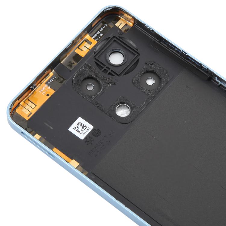 For ZTE Blade V50 Vita Battery Back Cover with Camera Lens Cover(Blue)