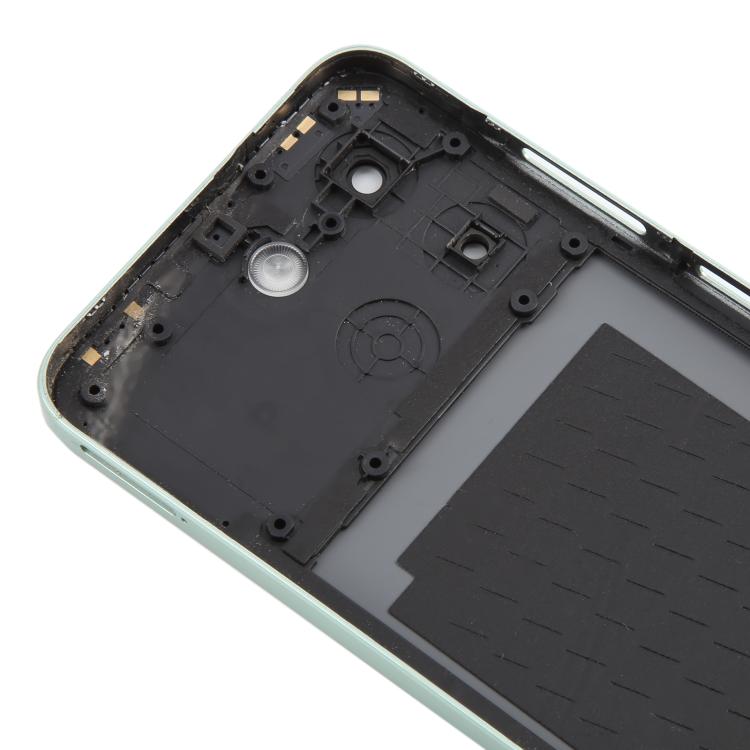 For ZTE Blade A35 Z2453 Battery Back Cover with Middle Frame / Camera Lens Cover(Green)